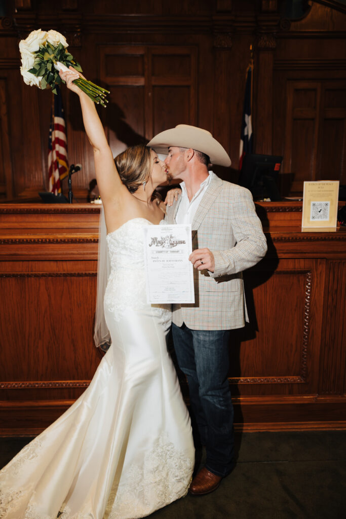 Tarrant County Courthouse Elopement - Taylor Salerno Photography